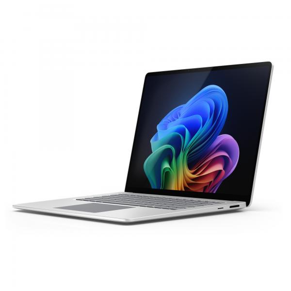 Microsoft Surface Laptop 7 Qualcomm Snapdragon Computer portatile 38,1 cm (15") Touch screen 16 GB LPDDR5x-SDRAM 512 GB SSD Wi-Fi 7 (802.11be) Windows 11 Pro Platino - Disponibile in 6-7 giorni lavorativi