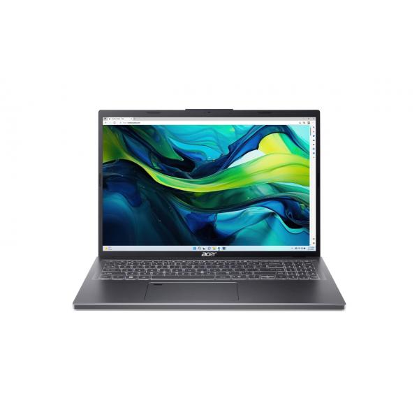Acer Aspire A16-51GM-77G2 Intel Core 7 150U Computer portatile 40,6 cm (16") WUXGA 16 GB DDR5-SDRAM 1 TB SSD NVIDIA GeForce RTX 2050 Wi-Fi 6E (802.11ax) Windows 11 Home Grigio - Disponibile in 6-7 giorni lavorativi