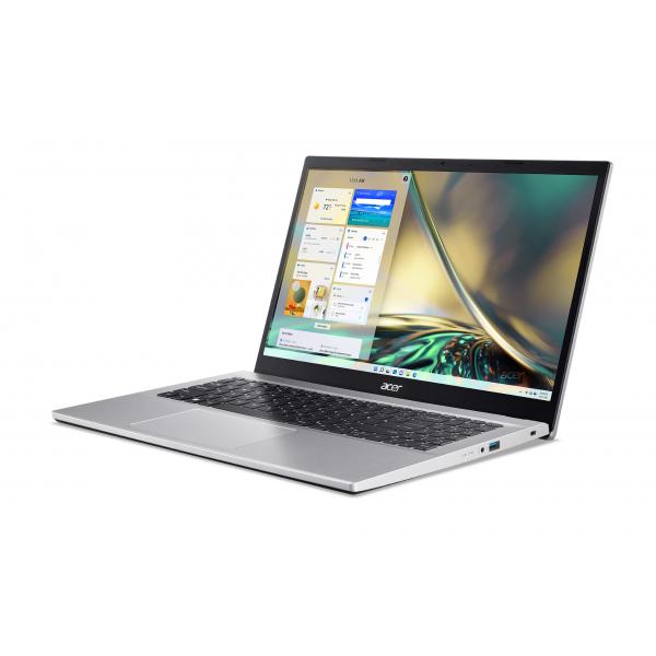 Acer Aspire 3 A315-59-58N8 Intel Core i5 i5-1235U Computer portatile 39,6 cm (15.6") Full HD 16 GB DDR4-SDRAM 512 GB SSD Wi-Fi 6 (802.11ax) Windows 11 Home Argento - Disponibile in 6-7 giorni lavorativi