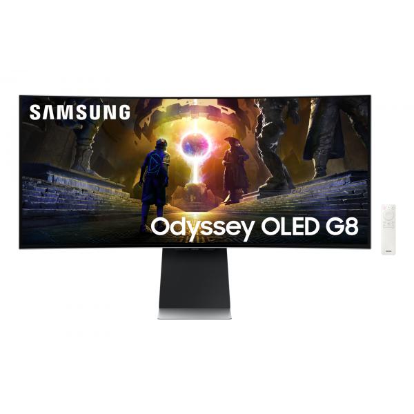Samsung S34DG850SU Monitor PC 86,4 cm (34") 3440 x 1440 Pixel UltraWide Quad HD OLED Argento - Disponibile in 6-7 giorni lavorativi