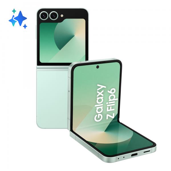Samsung SM-F741B Z Flip 6 12+512GB 3.4"/6.7" 5G Mint ITA - Disponibile in 2-3 giorni lavorativi