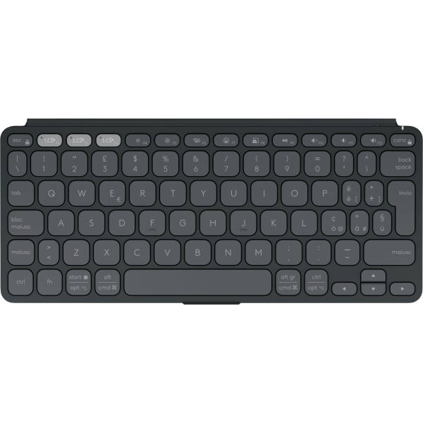 Logitech Series Keys To Go 2 Tastiera Wireless per Computer Graphite - Disponibile in 3-4 giorni lavorativi