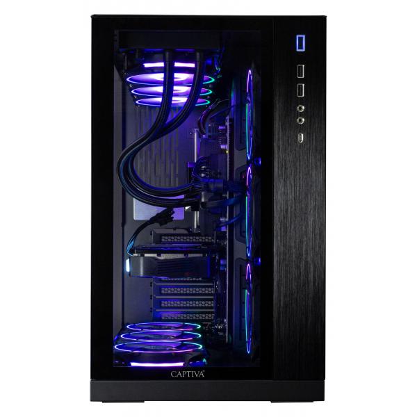 PC Desktop Gaming CAPTIVA Highend Gaming I83-177 Intel Core i7 32 GB DDR4-SDRAM 2 TB SSD NVIDIA GeForce RTX 4070 SUPER Windows 11 Home PC - Disponibile in 6-7 giorni lavorativi