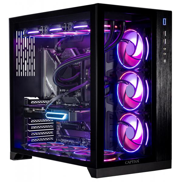 PC Desktop Gaming CAPTIVA Highend Gaming I83-177 Intel Core i7 32 GB DDR4-SDRAM 2 TB SSD NVIDIA GeForce RTX 4070 SUPER Windows 11 Home PC - Disponibile in 6-7 giorni lavorativi