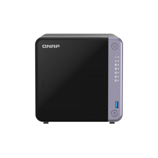 QNAP NAS - 4-BAY 3.5" DESKTOP NAS, AL524 4C 2.0GHZ, 4GB DDR4 RAM (MAX 16GB), 1 X 10GBE SFP+, 2 X 2.5 - Disponibile in 3-4 giorni lavorativi