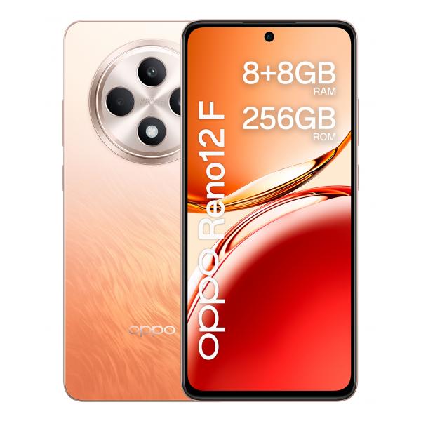 OPPO Reno 12F 4G 8+256GB 6.67" Amber Orange ITA - Disponibile in 2-3 giorni lavorativi