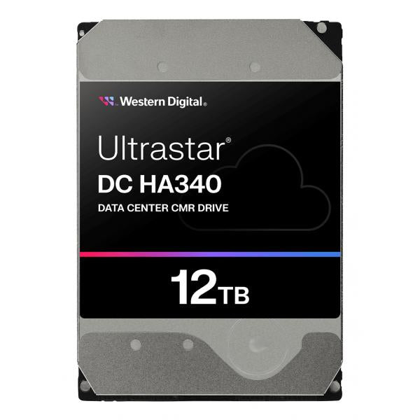 Western Digital Ultrastar DC HA340 disco rigido interno 12 TB 7200 Giri/min 512 MB 3.5" SATA - Disponibile in 6-7 giorni lavorativi