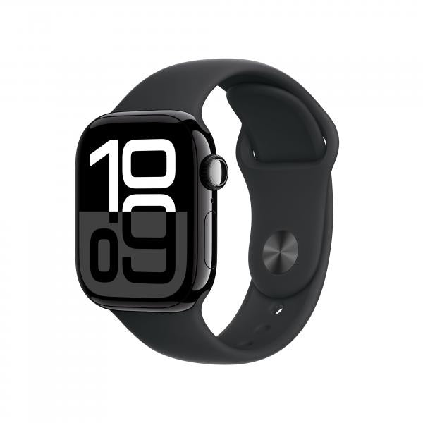 Apple Watch Serie10 42mm AC/Jet Black SB/Black S/M ITA MWWE3QL/A - Disponibile in 2-3 giorni lavorativi