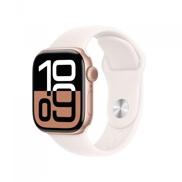 Apple Watch Series 10 OLED 42 mm Digitale 374 x 446 Pixel Touch screen 4G Rose Gold Wi-Fi GPS (satellitare) - Disponibile in 6-7 giorni lavorativi