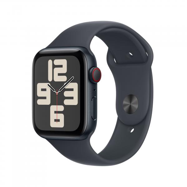 Apple Watch SE OLED 44 mm Digitale 368 x 448 Pixel Touch screen 4G Blu marino Wi-Fi GPS (satellitare) - Disponibile in 6-7 giorni lavorativi