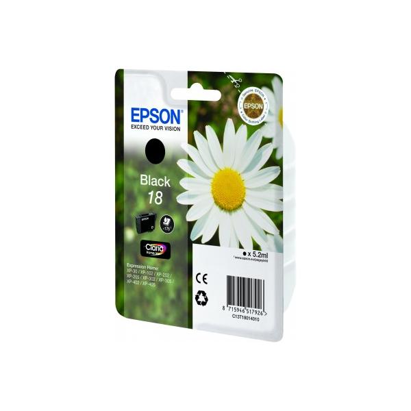 EPSON 18 CARTUCCIA INKJET NERO - Disponibile in 3-4 giorni lavorativi Epson