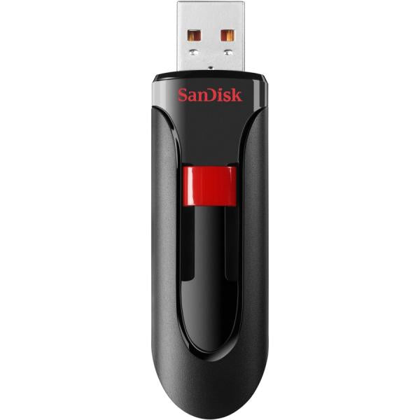 SANDISK 64GB CRUZER GLIDE CHIAVETTA USB 2.0 NERO - Disponibile in 3-4 giorni lavorativi