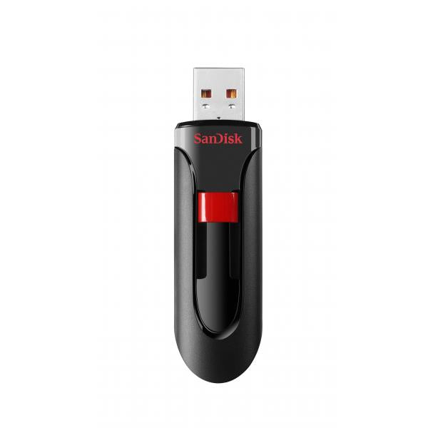 SANDISK 64GB CRUZER GLIDE CHIAVETTA USB 2.0 NERO - Disponibile in 3-4 giorni lavorativi