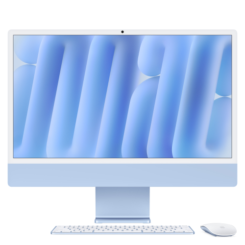 PC Desktop Nuovo Apple iMac with 4.5K Retina display - All-in-one M4 fino a - RAM 16 GB - SSD 512 GB - Apple M4 10-core - Gigabit Ethernet, IEEE 802.11ax (Wi-Fi 6E), Bluetooth 5.3 - macOS Sequoia 15.0 -monitor: LED 24" 4480 x 2520 (4.5K) - tastiera: ...