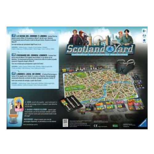 Ravensburger " Scotland Yard 40 Anniversario, Gioco Da Tavolo - Disponibile in 3-4 giorni lavorativi