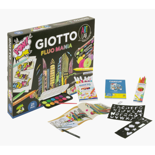 GIOTTO ART LAB FLUO MANIA - Disponibile in 3-4 giorni lavorativi