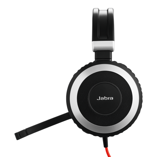 Jabra Evolve 80 UC Stereo Auricolare Cablato A Padiglione Ufficio Nero - Disponibile in 6-7 giorni lavorativi