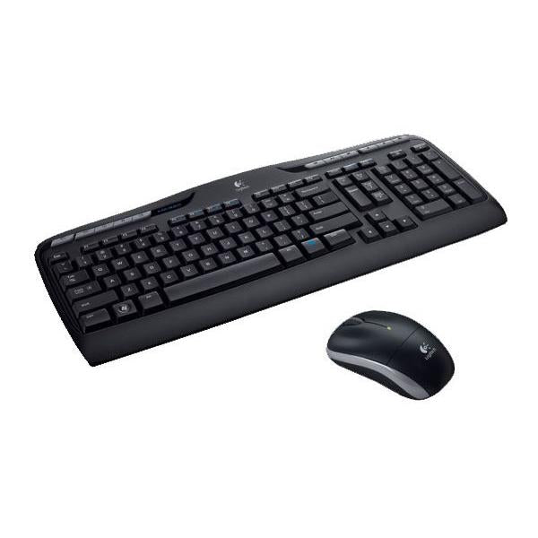 Logitech Wireless Combo MK330 - Set mouse e tastiera - senza fili - 2.4 GHz - Francese - nero - Disponibile in 3-4 giorni lavorativi