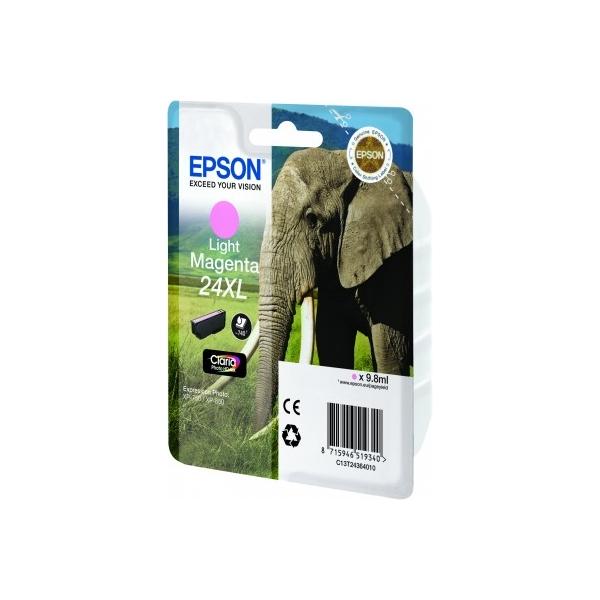 EPSON 24 XL CARTUCCIA INKJET MAGENTA CHIARO - Disponibile in 3-4 giorni lavorativi Epson