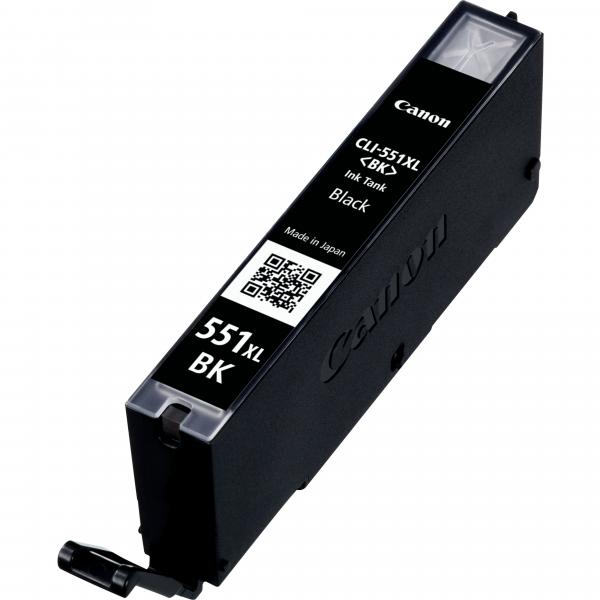 CARTUCCIA CANON CLI-551XL BK CARTUCCIA NERO PER PIXMA IP7250-MG5450-MG6350 (6443B001) - Disponibile in 3-4 giorni lavorativi Canon