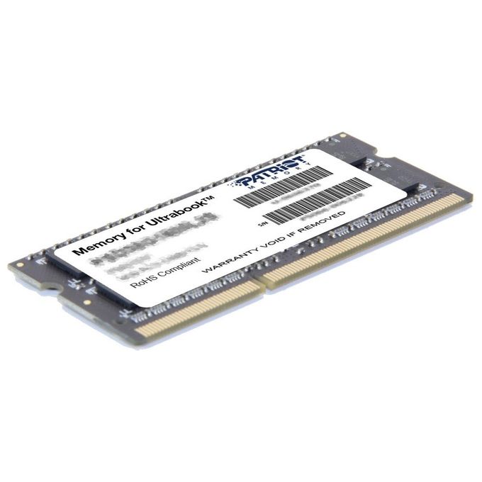 Patriot Ram 8gb Sodimm 1600mhz Cl11 1,35v Per Ultrabook - Disponibile in 3-4 giorni lavorativi