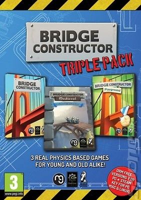 PC Bridge Constructor Triple Pack - Disponibile in 2/3 giorni lavorativi