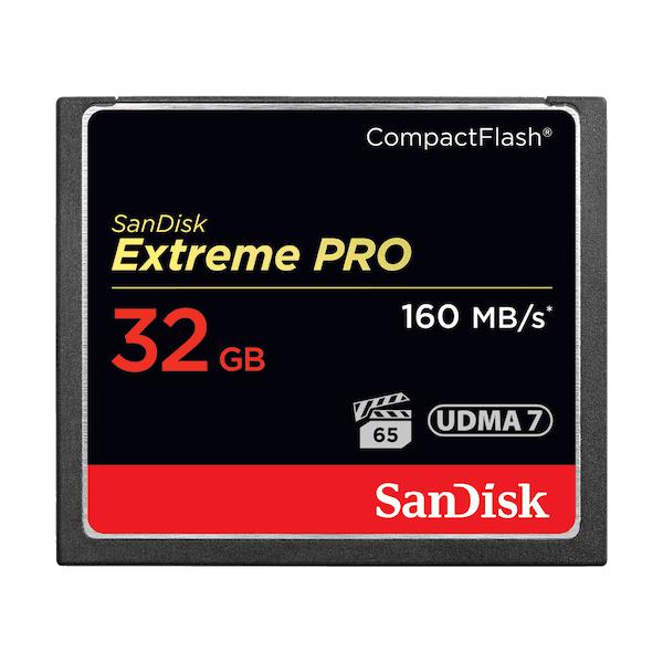 SANDISK COMPACT FLASH 32GB - Disponibile in 3-4 giorni lavorativi