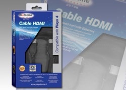PS4 XTREME Cavo HDMI HD/FULL HD/3D PS4 (compatibile anche con PS3/XBOX 360/ONE Wii U) Accessori - Disponibile in 2/3 giorni lavorativi