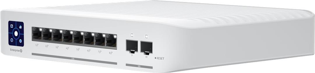 Ubiquiti UniFi Enterprise - Switch - L3 - managed - 8 x 10/100/1000/2.5G (PoE+) + 2 x 1 Gigabit/10 Gigabit SFP+ (Uplink) - Desktop - PoE+ (120 W) - Disponibile in 6-7 giorni lavorativi