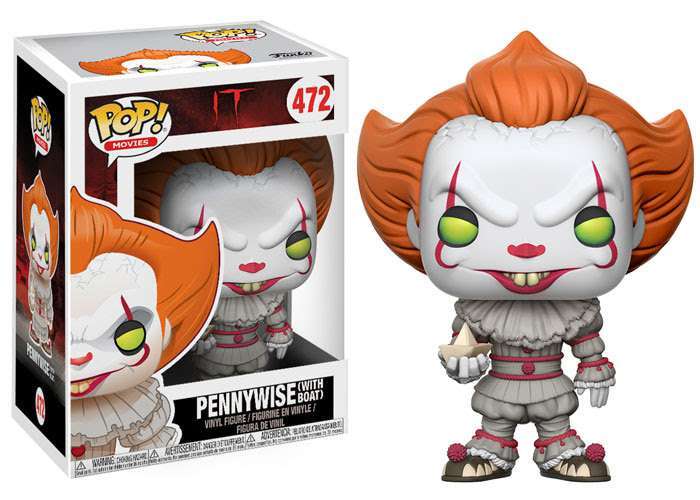 Funko Pop! FUNKO POP IT - 472 Pennywise w/Boat 9 cm - Disponibile in 2/3 giorni lavorativi