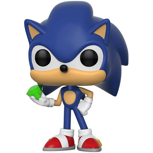 Funko Pop! Sonic the Hedgehog - 284 Sonic w/Emerald 9Cm - Disponibile in 2/3 giorni lavorativi FUNKO