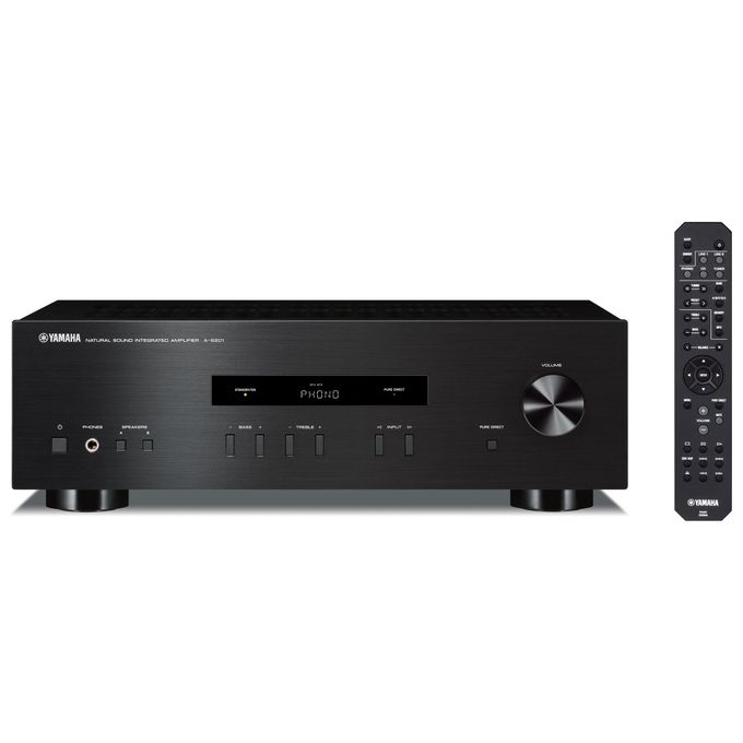 Yamaha A-S201 Music Europe Amplificatore Hi-Fi Potenza 2x140W un Ingresso Phono Uscita Cuffie - Disponibile in 3-4 giorni lavorativi