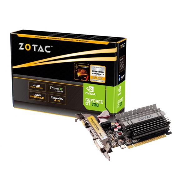 Zotac ZT-71115-20L scheda video NVIDIA GeForce GT 730 4 GB GDDR3 - Disponibile in 6-7 giorni lavorativi