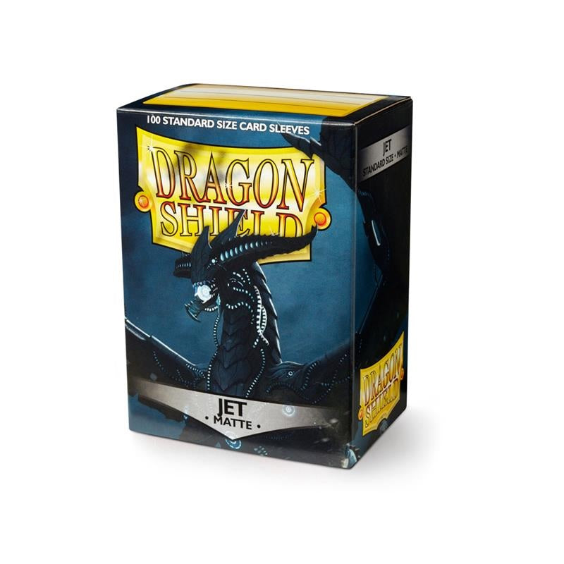 DRAGON SHIELD Standard Sleeves - Matte Jet (100 Sleeves) - Disponibile in 2/3 giorni lavorativi Dragon Shield
