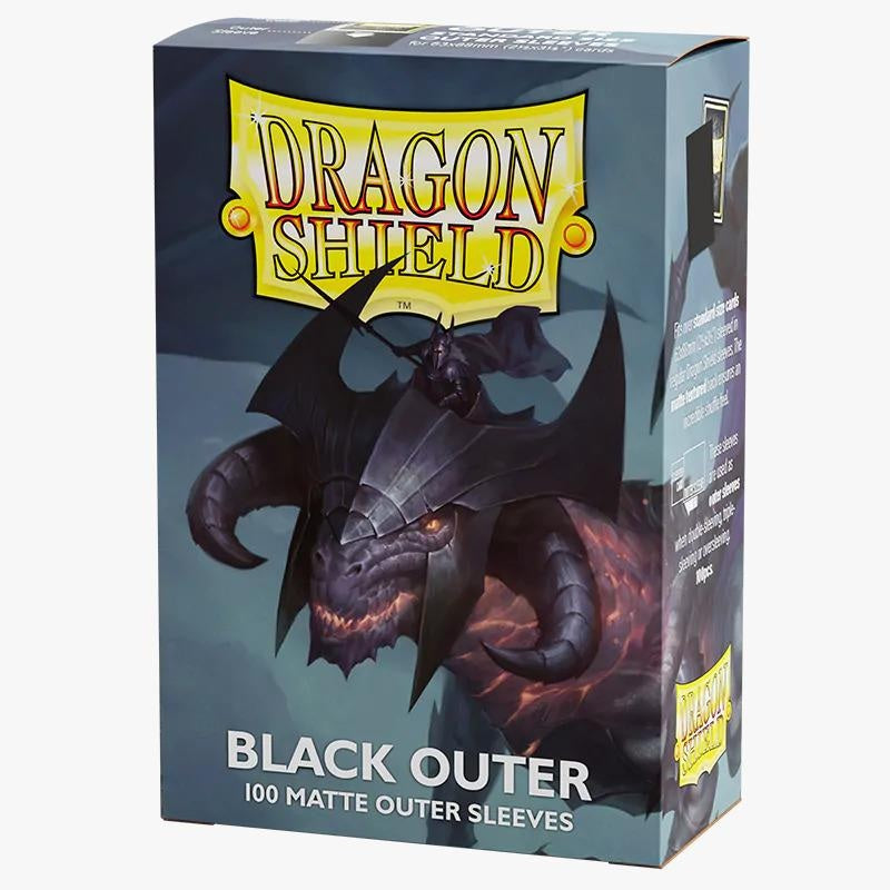 DRAGON SHIELD Standard Sleeves - Matte Black (100 Sleeves) - Disponibile in 2/3 giorni lavorativi Dragon Shield
