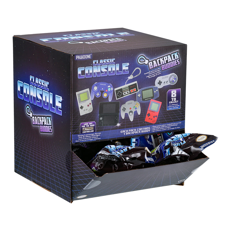 PALADONE NINTENDO CLASSIC CONSOLES BACKPACK BUDDIES DISPLAY (24 pezzi) Paladone