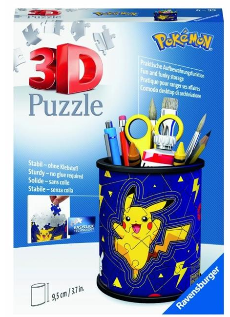 Ravensburger: 11257 - Portapenne Pokemon Puzzle 3D GameSIDE&Tech