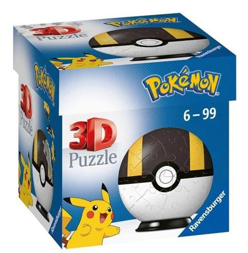 RAVENSBURGER Pokeball nera3D Puzzleball 54 pezzi Ravensburger
