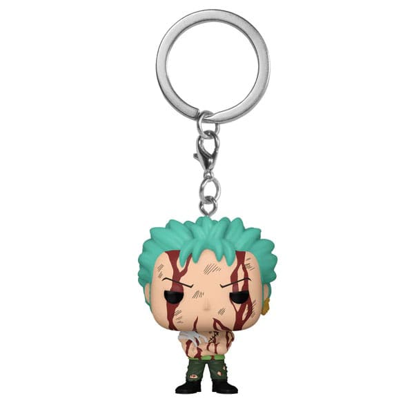FUNKO POP  One Piece - Portachiavi Zoro (Nothing Happened) 4 cm Funko