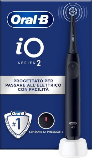 Oral-B Spazzolino ElettricoIO2 Black - Disponibile in 2-4 giorni lavorativi Oral-B