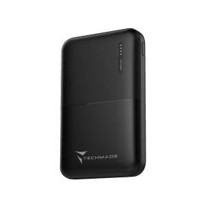 Techmade Powerbank 5000mAh Black - Disponibile in 2-3 giorni lavorativi Techmade