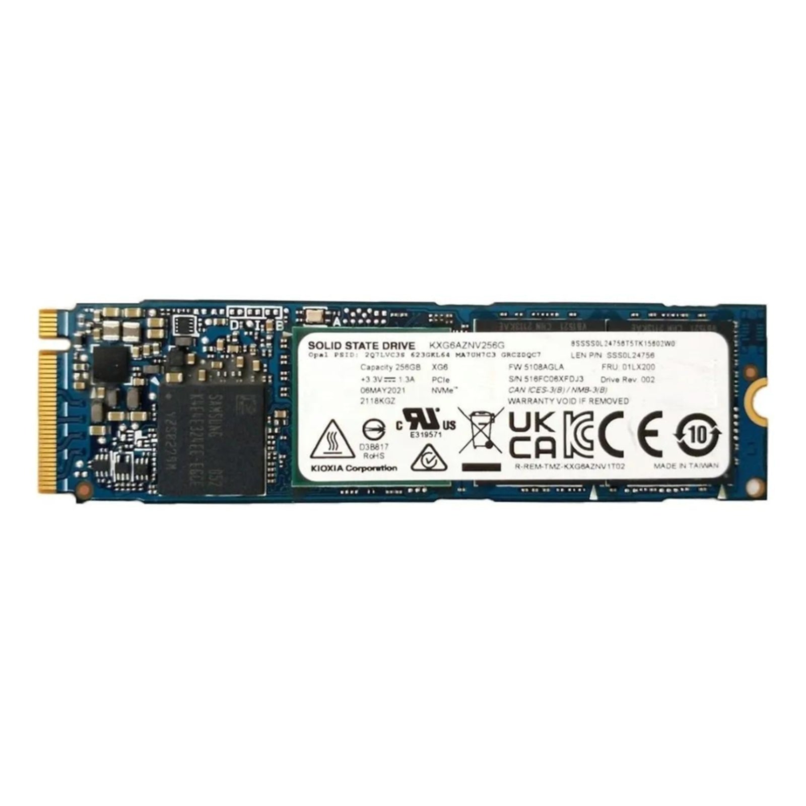 SSD 250GB Generico M.2 PCIe NVMe 2280 Ricondizionato GameSIDE&Tech