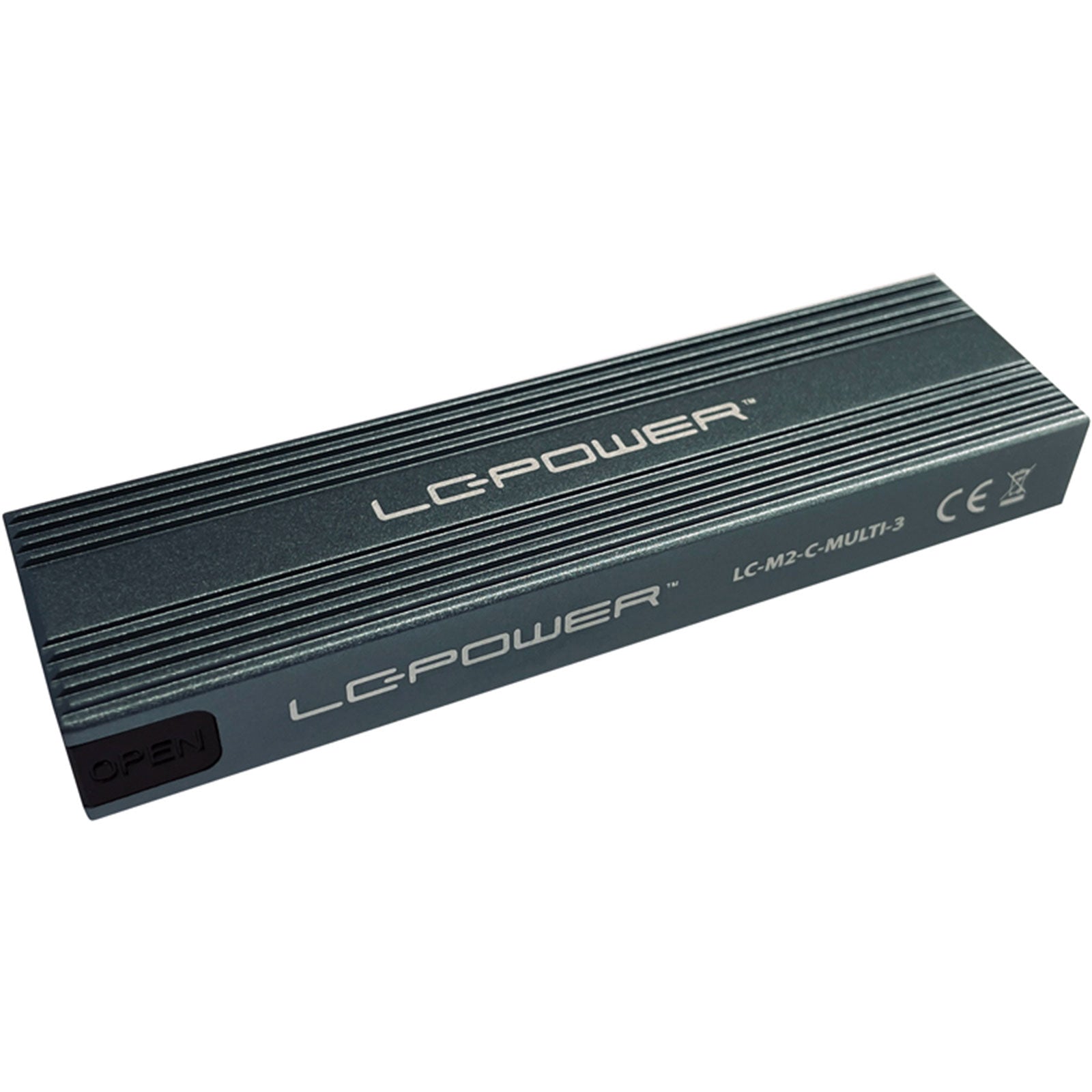 LC-Power Box Esterno Per SSD M.2 NVMe e SATA USB Type C Gen 2x1 LC-M2-C-MULTI-3 - Disponibile in 2-4 giorni lavorativi GameSIDE&Tech