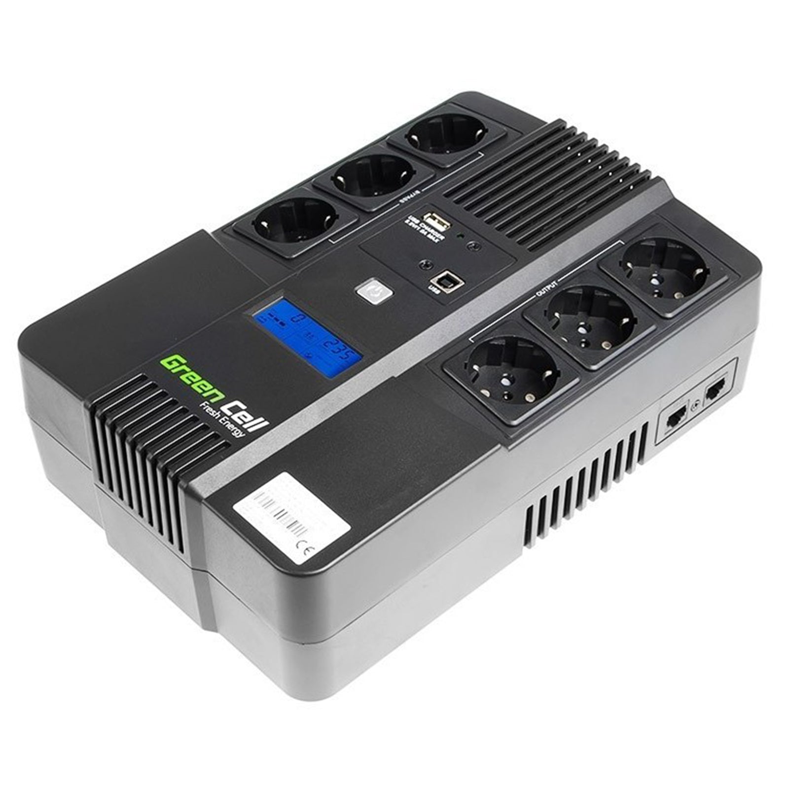 Greencell UPS Gruppo Di Continuità 800VA 480W UPS07 GameSIDE&Tech