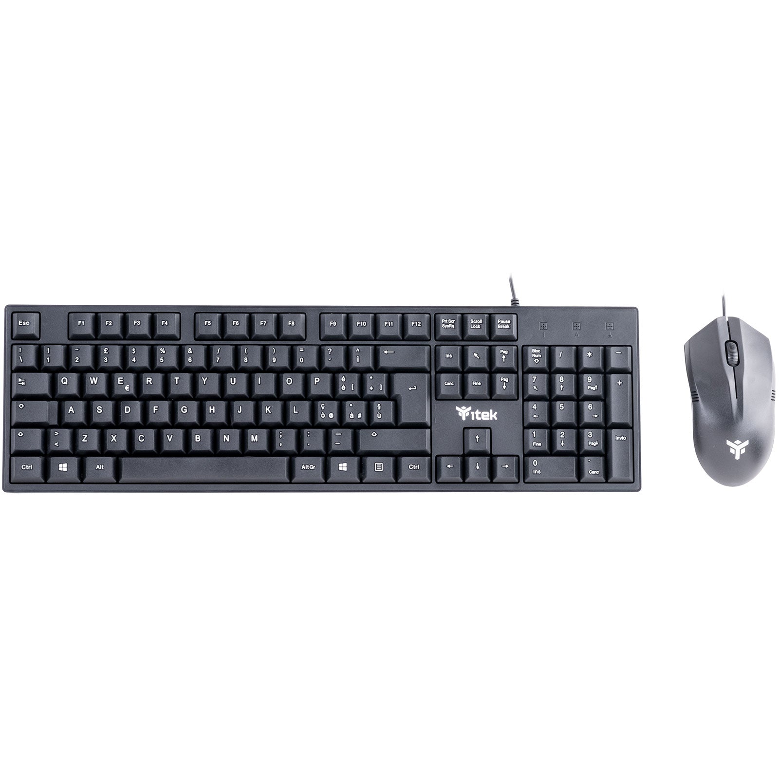 Kit Tastiera Mouse USB ITEK S22 GameSIDE&Tech