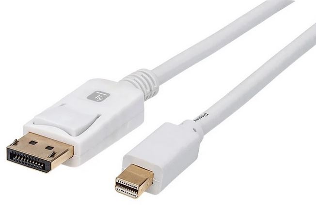 Techly Cavo Video Mini DisplayPort Maschio a DisplayPort Maschio 4K 60Hz 2m Bianco - Disponibile in 2-4 giorni lavorativi GameSIDE&Tech