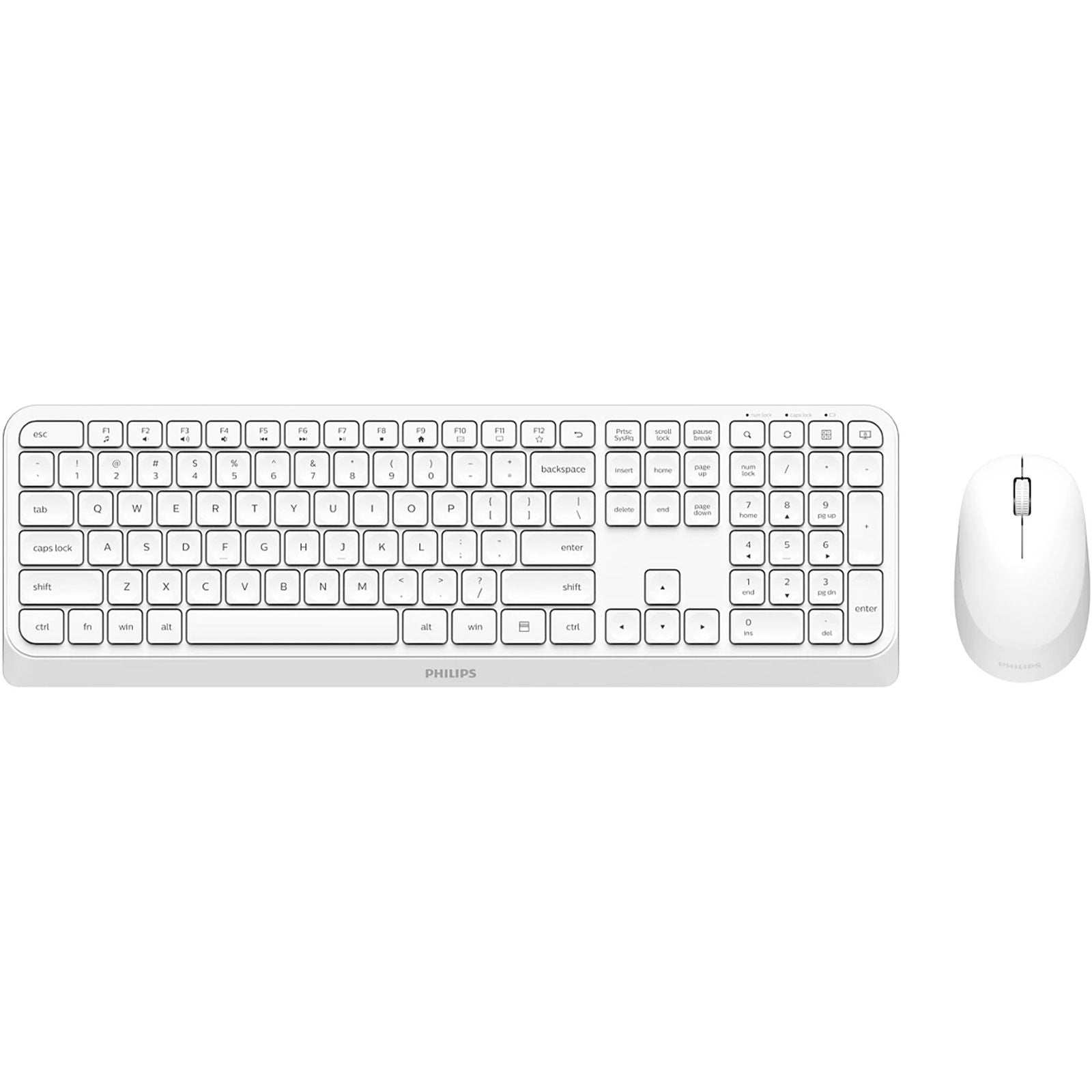 Kit Tastiera Mouse Wireless Philips SPT6307W/34 - Disponibile in 2-4 giorni lavorativi GameSIDE&Tech
