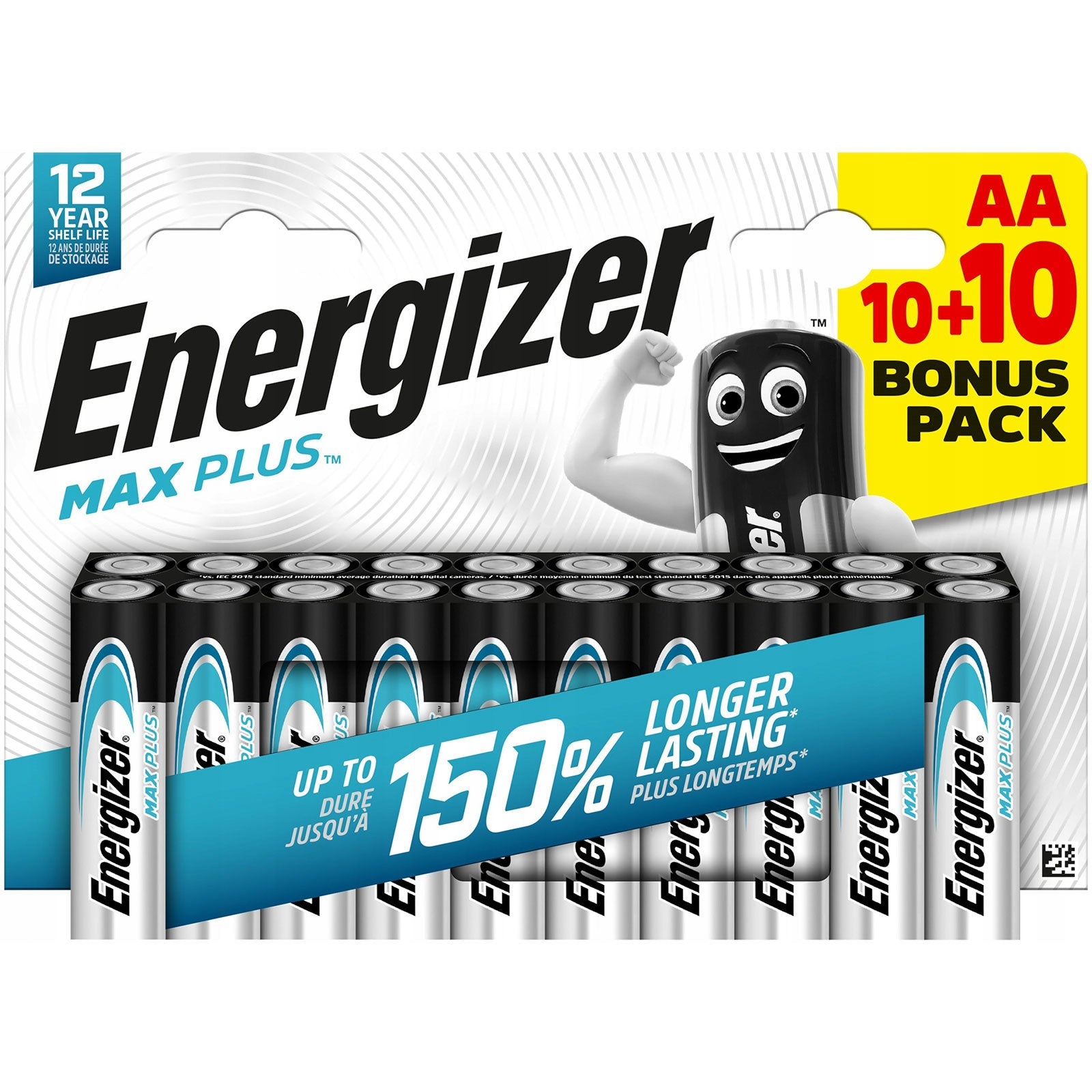 Energizer Max Plus 20 Batterie AA Stilo LR6 1.5V - Disponibile in 2-4 giorni lavorativi GameSIDE&Tech