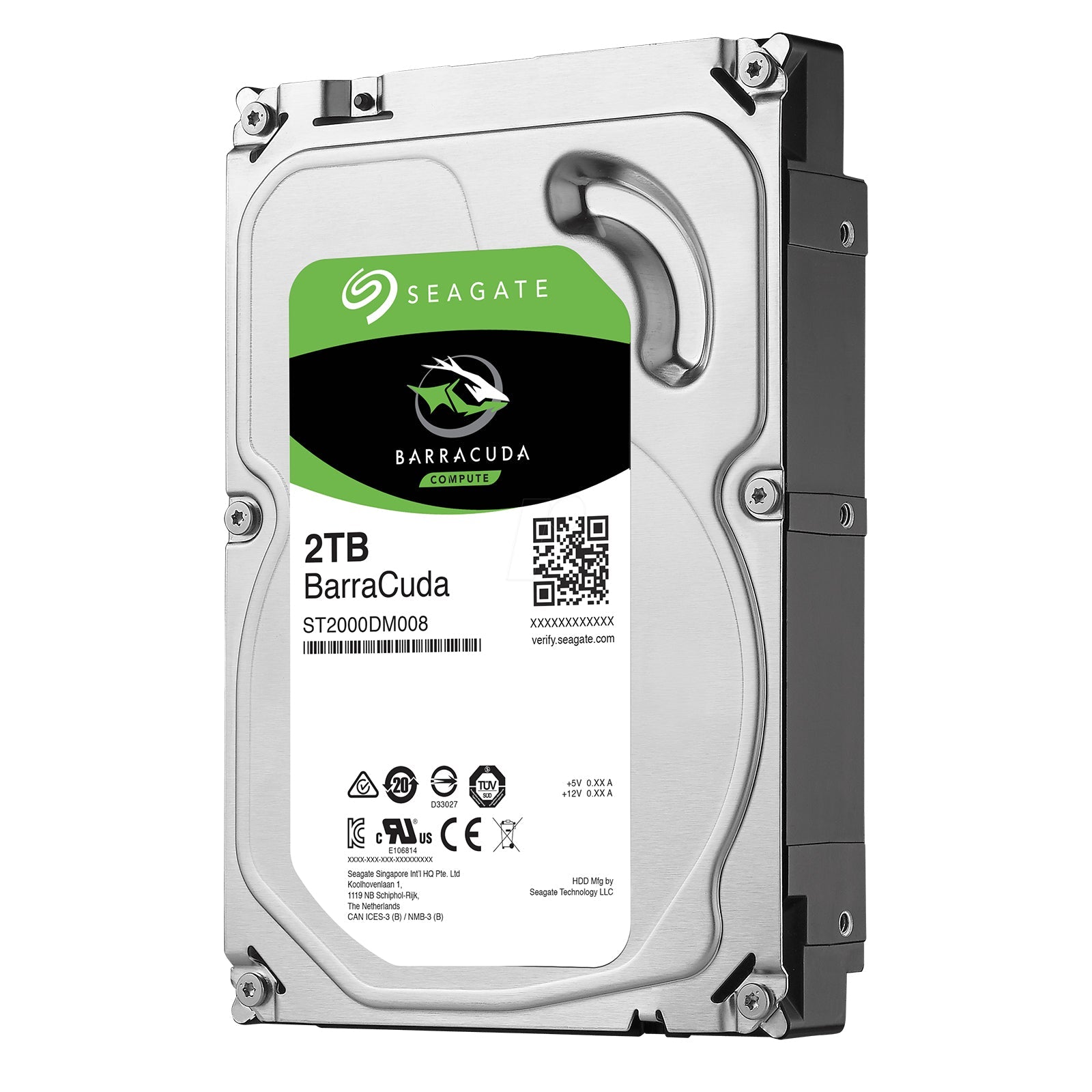 HD SEAGATE BARRACUDA SATA3 2TB GB 7200RPM 256mb cache - ST2000DM008 - Disponibile in 2-4 giorni lavorativi SEGATE