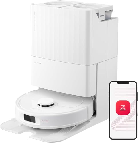 Roborock Qrevo Plus Black Aspirapolvere Robot con Stazione di Pulizia RoboRock